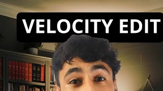 How to create velocity edit in Capcut [upl. by Handal738]