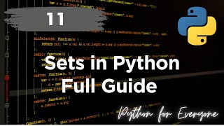 Sets in Python  Full Guide with Methods and Examples  Python for Beginners to Advanced [upl. by Glovsky191]