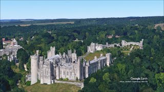 Arundel Castle is a medieval castle in Arundel West Sussex England [upl. by Anecusa]