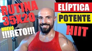 RUTINA DE EJERCICIOS ELIPTICA PARA BAJAR PESO 2020  HIIT 35 MINUTOS [upl. by Xirdnek]