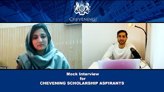 Chevening Mock Interview Issue 04  2022  2023 [upl. by Burdett]