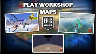 Rocket League  How To Play Workshop Maps On Epic Games Custom Maps [upl. by Lichter654]