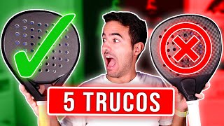 5 TRUCOS PARA ELEGIR TU PALA de PADEL IDEAL  el4Set [upl. by Woodring]