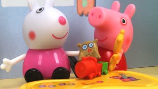 Peppa Pig Toys  Playtime with Suzy Sheep Peppa Pig Stop Motion [upl. by Kamat]