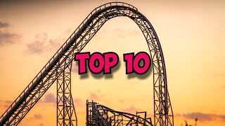 Top 10 Best Roller Coasters by RMC 2024 [upl. by Yennaiv806]