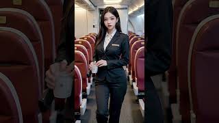 AI 룩북💙lookbook💙승무원의 도발적인 눈빛 the provocative eyes of a flight attendant 바카라 바카라실시간 [upl. by Nylrad]