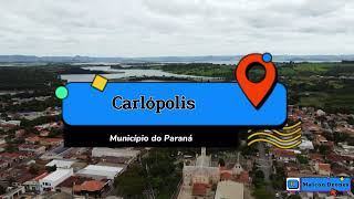 Sobrevoando a Cidade de Carlópolis  Paraná Brasil [upl. by Filomena489]