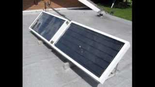 DIY Solar Water Heating Panels [upl. by Nalniuq]