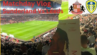 Matchday Vlog Last minute limbs as Sunderland salvage a point against Leeds [upl. by Nedah]