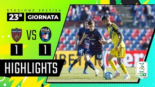 Cosenza vs Pisa 11  Capitan Caracciolo la riprende al 96  HIGHLIGHTS SERIE BKT 2023  2024 [upl. by Lordan]