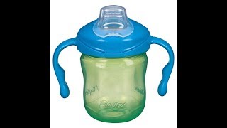 Playtex Baby Sipsters SpillProof Soft Spout Training Sippy Cup [upl. by Errick]