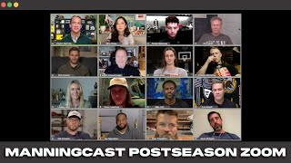 Peyton Manning Hosts Postseason Zoom with Season 3 ManningCast Guests [upl. by Lightfoot438]