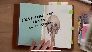 2025 Planner Plans B6 Slim Bullet Journal [upl. by Deanne156]