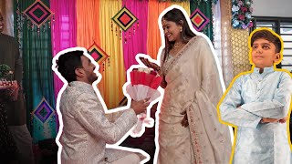 Didi ke samne jiju Ne ghutne take Diye MaitriParth  Engagement Vlog 💍  Ring Caramony [upl. by Alfy586]