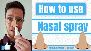 How and When to use Nasal Spray Otrivin Xylometazolin  For Patients [upl. by Derwon982]