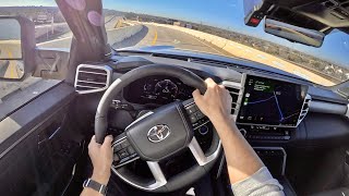 2023 Toyota Sequoia Platinum 4WD  POV Driving Impressions [upl. by Reisman]