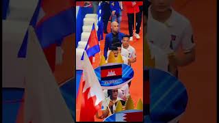 Kickboxing Games WAKO Open Ceremony Cambodia 2024 🫶🏽🇰🇭🫶🏽 god [upl. by Oruasi]