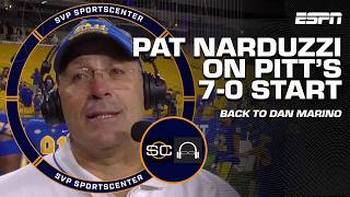 Pat Narduzzi reacts to Pitts best start since Dan Marino was a Panther 👏  SC with SVP [upl. by Nalyak]