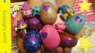 Hatchimals Surprise6 Rare Hatchimals Colleggtibles Glitter Eggs FoundRare Hatchimals CollEGGtibles [upl. by Dionis370]