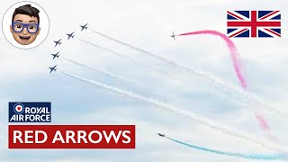 RED ARROWS display with clear commentary  Bournemouth Air Festival [upl. by Eitsirc]