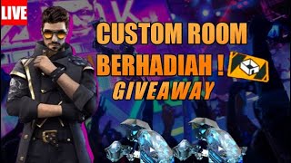 🔴LIVE FF SPAM ID amp CUSTOM ROOM BERHADIAH💎 [upl. by Chev]