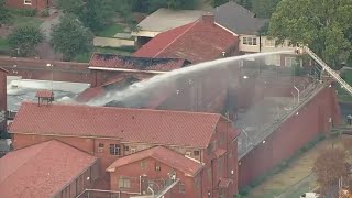 Inmates evacuated after fire breaks out at historic Huntsville prison [upl. by Lorri]