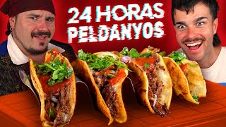 24 horas COCINANDO lo que quiera PELDANYOS🌮 [upl. by Vite510]