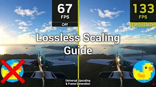 Lossless Scaling Guide  Frame Generation amp Upscaling In ANY Game [upl. by Tiram899]