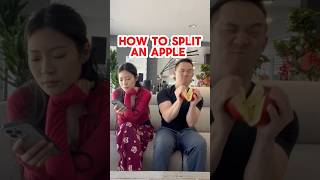 How to rip an apple 🍎 in half with your hands [upl. by Camp]