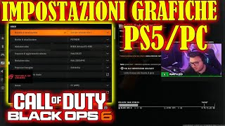 LE MIGLIORI IMPOSTAZIONI GRAFICHE PER PS5 E PC [upl. by Ameehs]