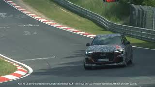 Record drive of the Audi RS Q8 performance on the NürburgringNordschleife [upl. by Christos]