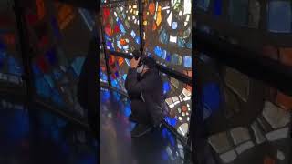 Hakone Open Air Museum Stained glass shines 360 degrees in the tower🌈 traveljapan travel short [upl. by Elraet]