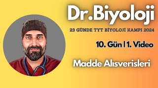 Madde Alışverişleri  23 Günde TYT Biyoloji Kampı yks2024  9 Sınıf [upl. by Keslie551]