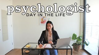 Day In the Life of Psychologist  adult therapy clinic selfcare amp more [upl. by Huda733]