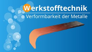 Verformbarkeit der Metalle Duktilität der Gitterstruktur [upl. by Wilburt]