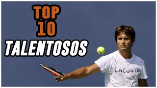 Top 10 Jugadores más Talentosos de Tenis  Most Talented Tennis Players [upl. by Lrub]