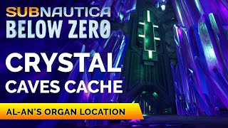 Crystal Caves Cache Location  Subnautica Below Zero [upl. by Sheree489]