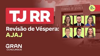 Concurso TJ RR  Revisão de Véspera AJAJ [upl. by Dorcus351]