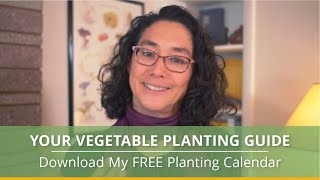 Cold Climate Vegetable Gardening A Planting Calendar [upl. by Allistir295]