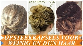 Opsteekkapsels voor weinig en dun haar [upl. by Sayette197]