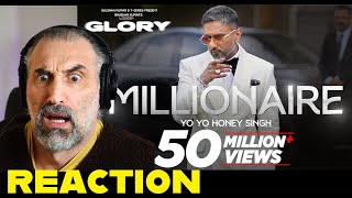 MILLIONAIRE SONG Full Video YoYoHoneySingh  GLORY  BHUSHAN KUMAR  singer reaction [upl. by Yurt]