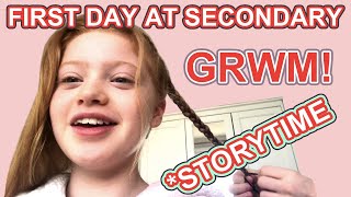 GRWM My First Day At Secondary School Real Morning Routine Week Day  Ruby Rose UK [upl. by Marguerie]