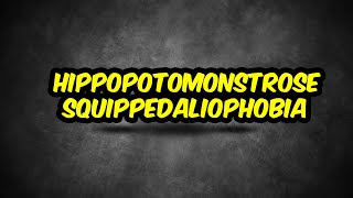 Hippopotomonstrosesquippedaliophobia FEAR of LONG WORDS PRONUNCIATION  BRITISH VS AMERICAN [upl. by Newel]