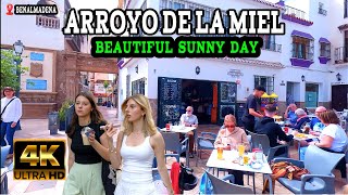 BENALMADENA Spain Beautiful Day ARROYO DE LA MIEL  Costa Del Sol Andalusia 4K [upl. by Dukey]