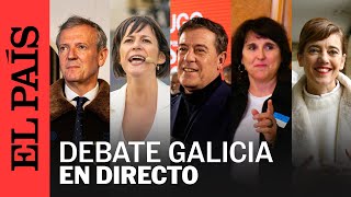 DIRECTO GALICIA  18F Debate electoral de las elecciones gallegas  EL PAÍS [upl. by Aicylla]