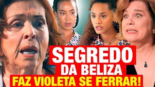 VOLTA POR CIMA  SEGREDO DA BELIZA é tão chocante que faz VIOLETA SE DAR MAL Resumo capítulo hoje [upl. by Nesto]