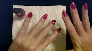 ASMR  Painting My Nails 762021 Whisper [upl. by Xymenes386]