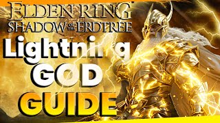 Elden Ring DLC Build Ultimate Lightning God Guide [upl. by Jolene]