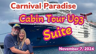 Carnival Paradise Cabin U93 Full Tour [upl. by Oivlis]