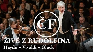 Živě z Rudolfina Haydn Vivaldi Gluck Antonini Špaček Česká a Česká studentská filharmonie [upl. by Atirahs863]